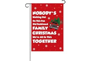 ARSEMICA Christmas Vacation Decorations, Funny Christmas Garden Flag, 12x18 Inch Double Sided Yard Flag, Outdoor Holiday Yard Decor, Griswold Family Christmas Vacation Merchandise Gifts