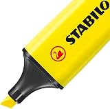 STABILO BOSS ORIGINAL Highlighter Pack of 10 Yellow view 2