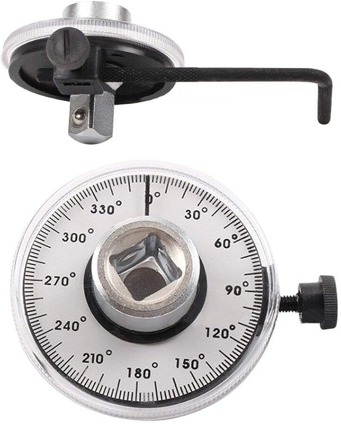SENRISE Angle Gauge 12.5mm 1/2" Torque Angular Gauge with