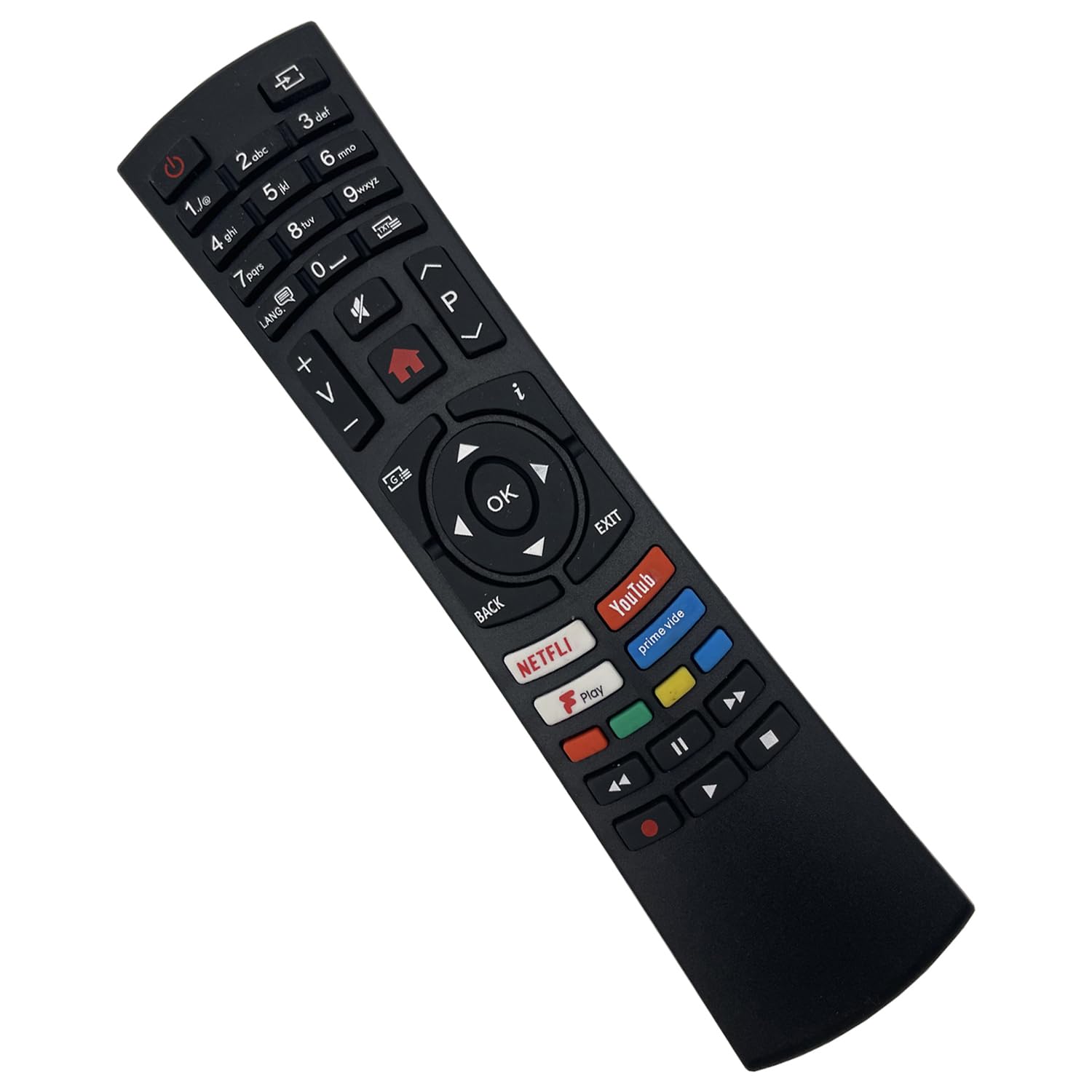 APYRDH NEW Replacement RC4391P RC-4391P 30101763 Remote Control Compatible With Bush,Vestel, Nordmende Smart TV - No Setup Required DLED55UHDHDRS DLED65UHDHDRS DLED32FHDS DLED40FHDS DLED49FHDS