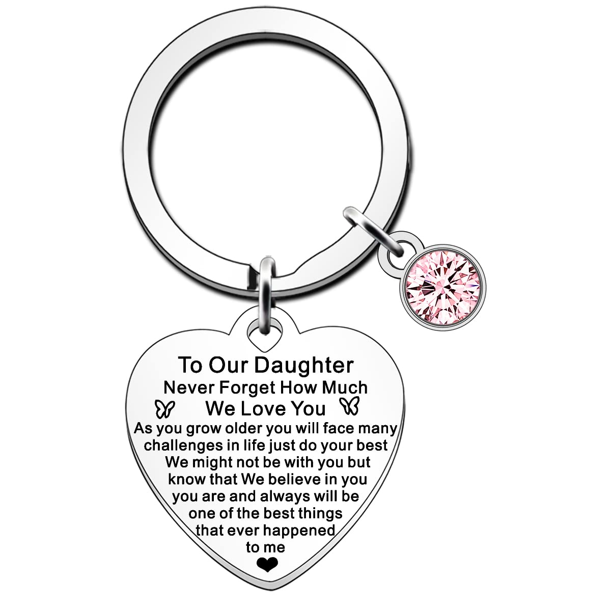 FMCC Daughter Gifts from Mum Dad Gifts for Daughter Birthday Christmas Graduation Valentines Day Present Keyring