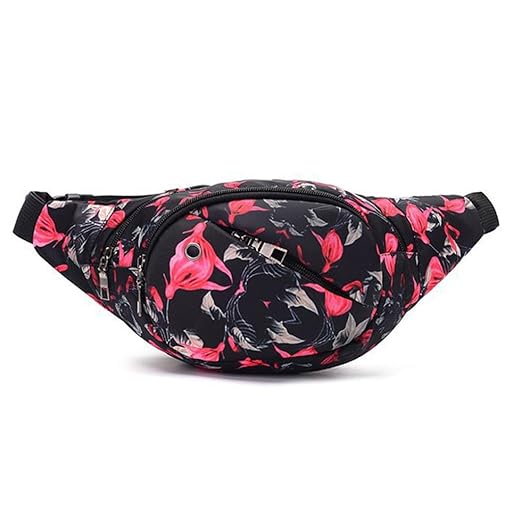 VJGOAL Damen Bauchtasche, Unisex Frauen Männer Mode Gedruckt Hüfttasche Fahrrad Radfahren Sport Gürtel Schule Shop Sporttasch