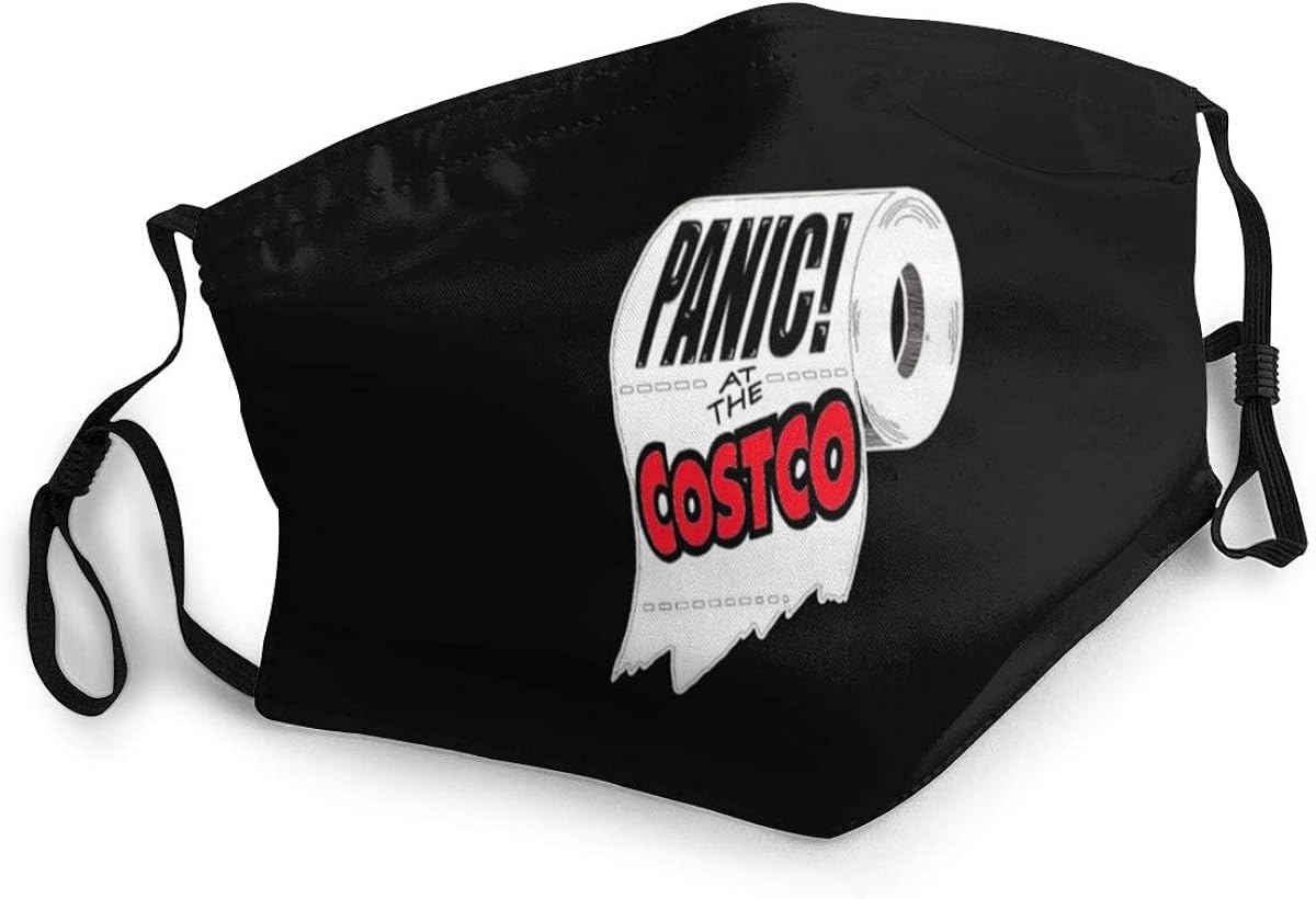 Unisex face mask Panic at The Costco Reusable Cloth face mask