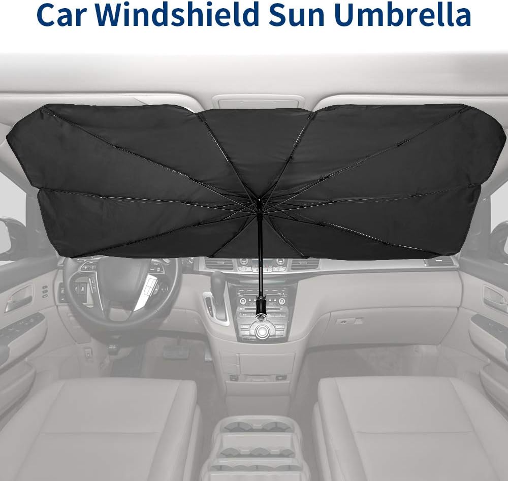 JoyTutus Car Windshield Sun Shade Umbrella, Car Umbrella