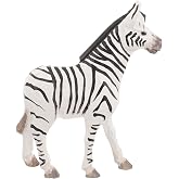 VILLCASE Wooden Zebra Figurine Wood Animal Decor 6.29 X 5.50 X 1.77 in | Portable and Lightweight, Fine Workmanship, Home Office Car Decor, Desk Tea Table Accent
