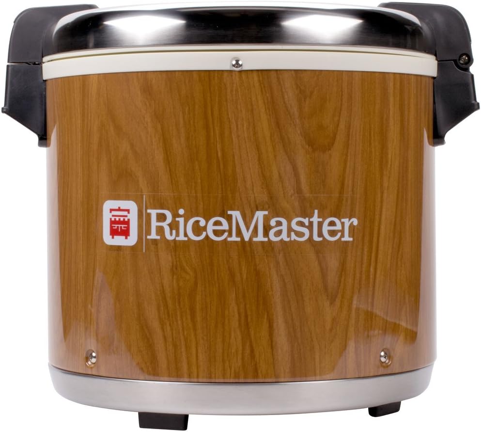 Town 56918 92 Cup Commercial Rice Warmer with Woodgrain Finish - 120V - Restaurant Equipment