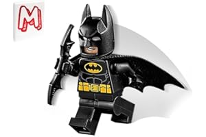 LEGO Super Heroes DC Batman Minifigure - Batman (in Black Suit with Batcape and Bat-a-rang) Junior Sets