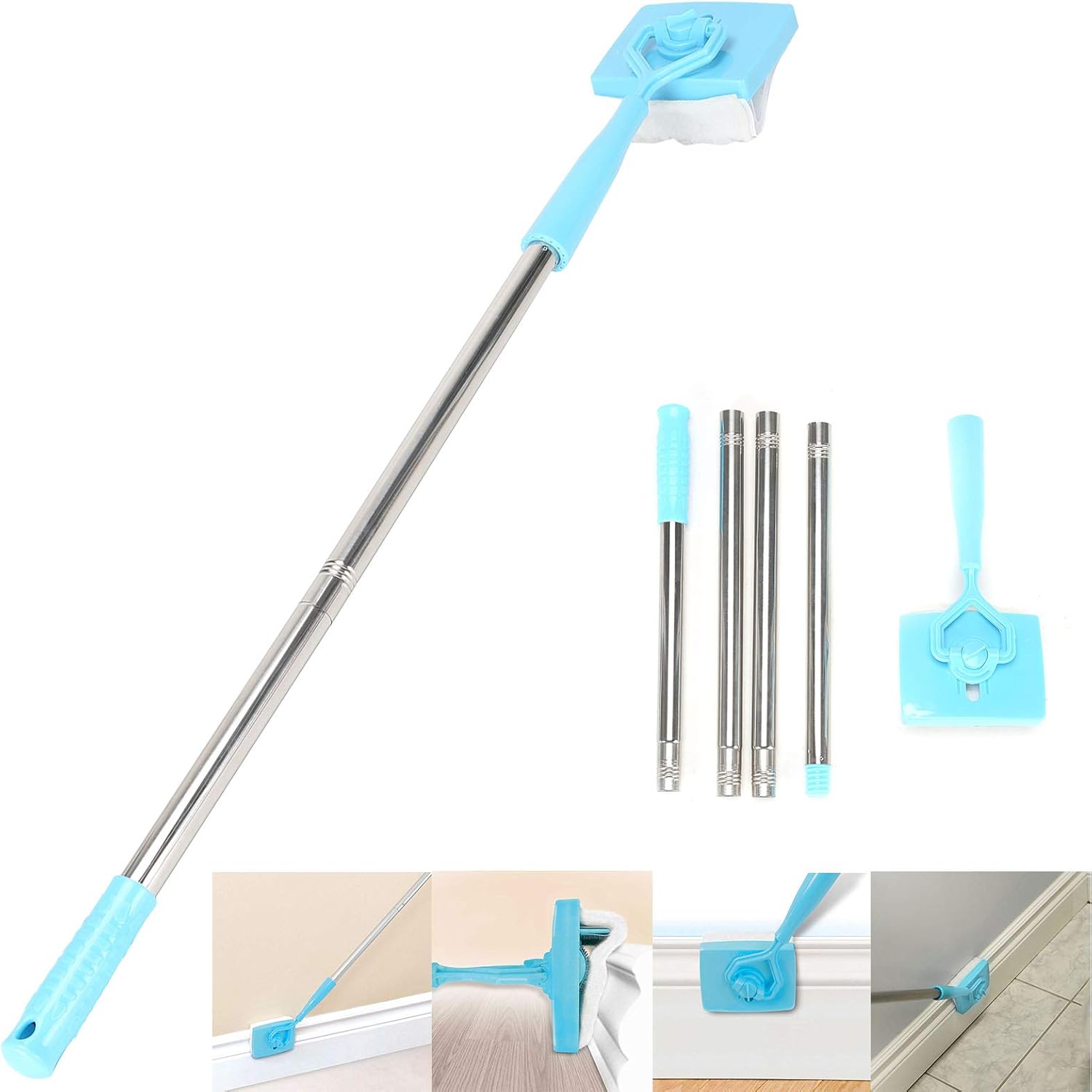 YORKING Baseboard Cleaning Tool Sliding And Dustproof Corner Expandable