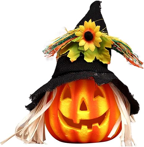 Amazon Co Jp Keemov かぼちゃ ハロウィン飾り 置物 ハロウィーン カボチャの装飾 カボチャデコレーション 飾り付け ハロウィンパーティー 写真小道具 撮影装飾用 感謝祭やハロウィーンの飾り室内屋外 ギフト 高さ約30cm ホーム キッチン