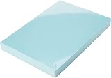 House of Card & Paper A4 Pastel Blue 220gsm Coloured Card Pack 100