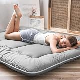 MAXYOYO Japanese Floor Futon Mattress Double Gray Tatami Mat Foldable view 8