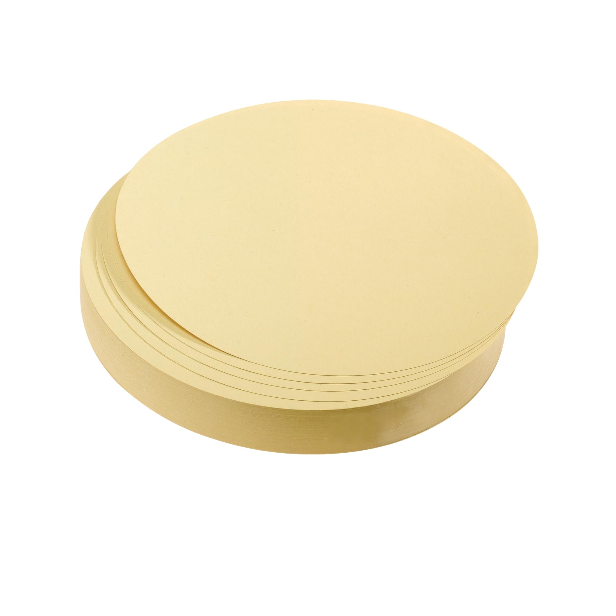 Franken UMZ 20 04 Presentation Cards Circular 195 mm Big Bowl, Pack of 500 Yellow 500 Stück Yellow
