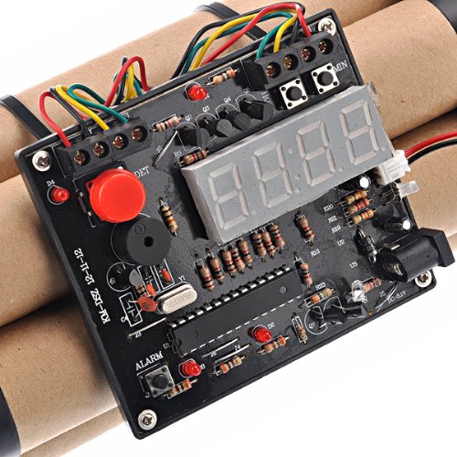 Unique Bomb Shape Defusable Bomb Alarm Clock Bomb-like Terrible Alarm Clock Home & Kitchen, Home Décor, Clocks, Alarm Clocks, Electronic Alarm Clocks
