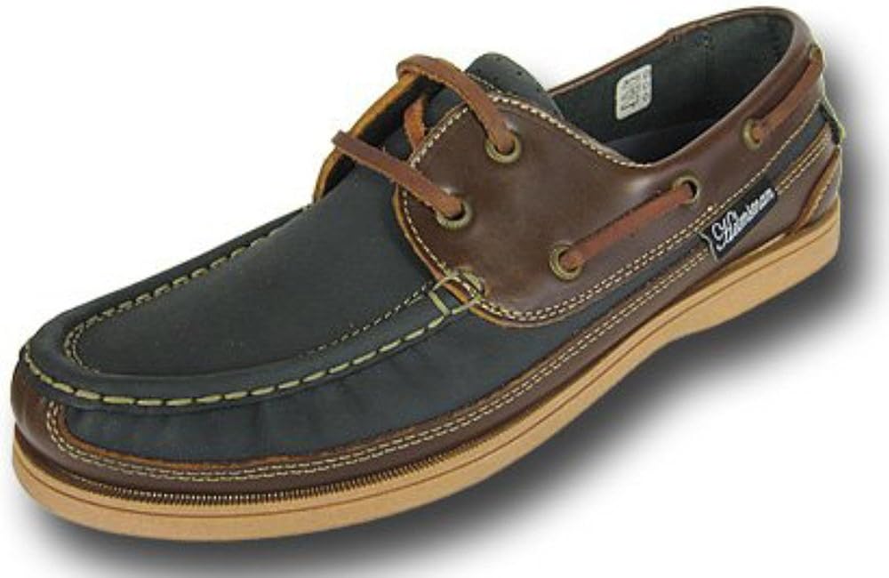 Mens SEAFARER HELMSMAN boat DECK SHOES M131 Navy UK10 Amazon.co.uk