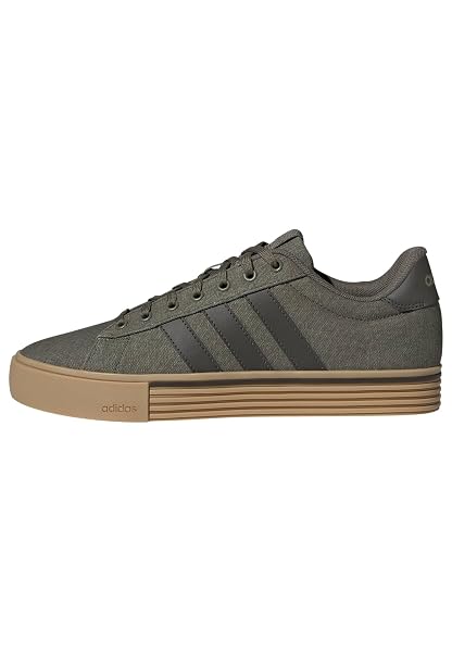 ADIDAS UNISEX-ADULT DAILY 4.0, OLIVE STRATA/SHADOW OLIVE/GUM, 4