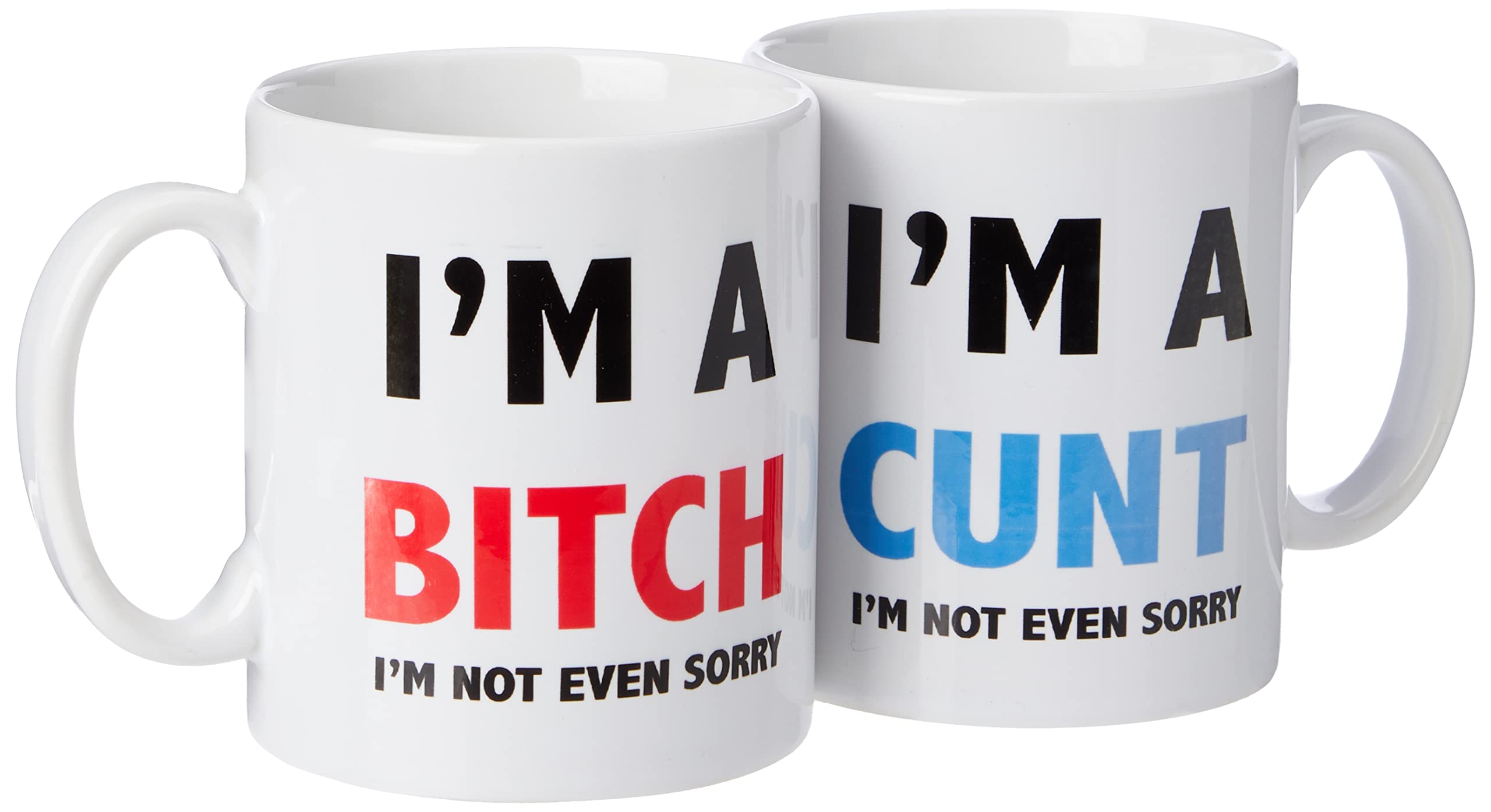 His and Hers Couples Mug Set Funny Joke Gifts Present Anniversary Birthday Christmas Gifts Funny Coffee Mugs Girlfriend Boyfriend WSDMUG1328
