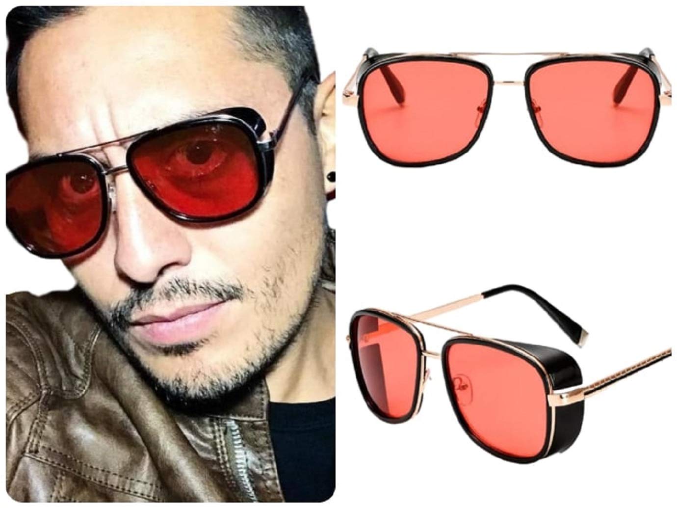 Tony Stark Glasses Iron Man Sunglasses Matsuda Steampunk Goggles Celeb Unisex Oversized Retro Vintage Trending Buy Online In Morocco At Desertcart Ma Productid 172403646