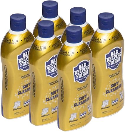 Amazon Com Bar Keepers Friend Soft Cleanser Liquid 13 Oz