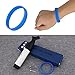 Ball Pump with Four Extra Needles and Wristband by Jebor (Dual Action) Soccer, Volleyball, Basketball, Rugby, Football - Superior Inflation Device