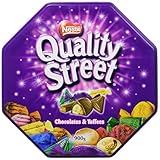 Nestle Quality Street Chocolates, Chocolate Assortment Filled Tin (900g)