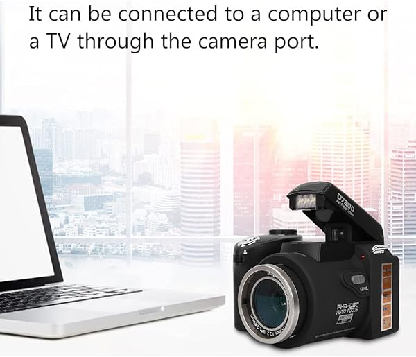 Pissente Digital Camera 3 Lens 1080P 30fps FHD Video Shooting for Digital Camera