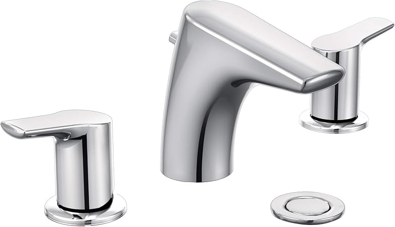 Moen T6820 Method Two Handle Low Arc Bathroom Faucet Without Valve