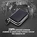 RFID Blocking Leather Wallet, Latest Credit Card Safe RFID Block Security Travel Wallets/Holder/Case/Protector (Black)
