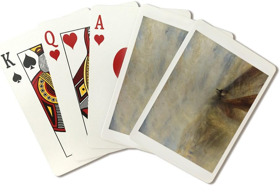 Amazon Com Rain Steam And Speed Masterpiece Classic Artist J M W Turner C 1844 Playing Card Deck 52 Card Poker Size With Jokers Everything Else