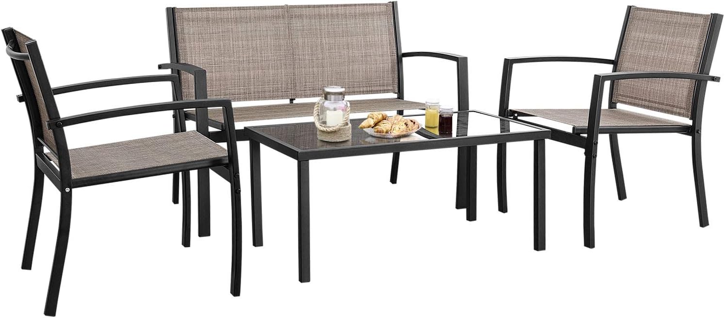 Best Patio Collection Sectional Dining Table