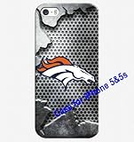 iPhone 5/5s hard case NFL Denver Broncos logo by designercases black color