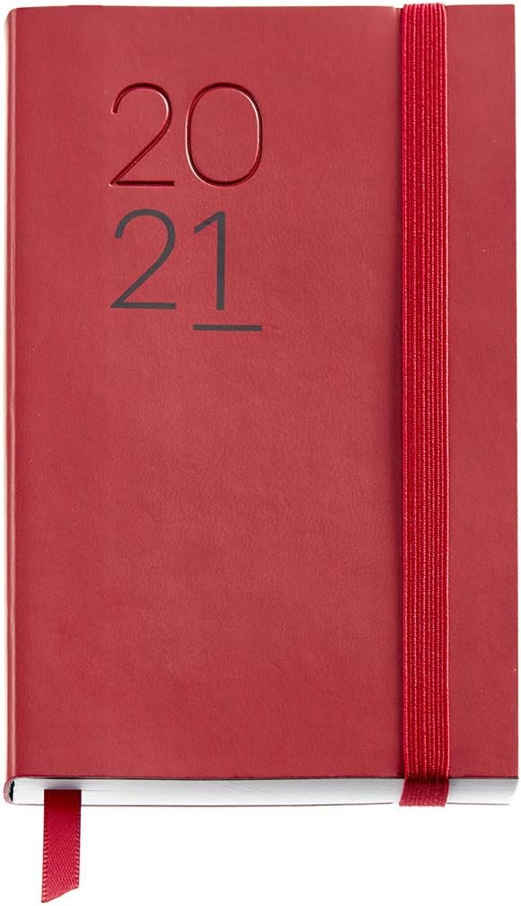 Miquel Rius - Year Planner 2021, red, 90 x 140 mm (SV)