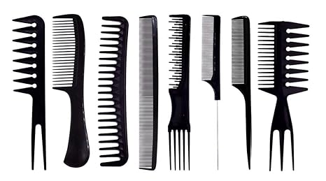 Buy Glan Set Of 8 Pcs Plastic Hair Comb Hair Comb For Women Comb
