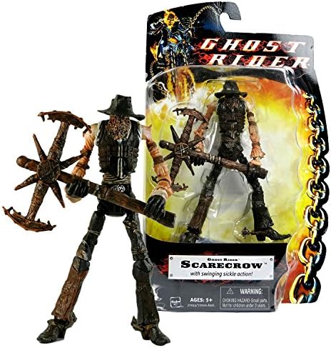 Marvel Year 2006 Ghost Rider Movie Series 6 Inch Tall Action Figure - SCARECROW with Swinging Sickle Action