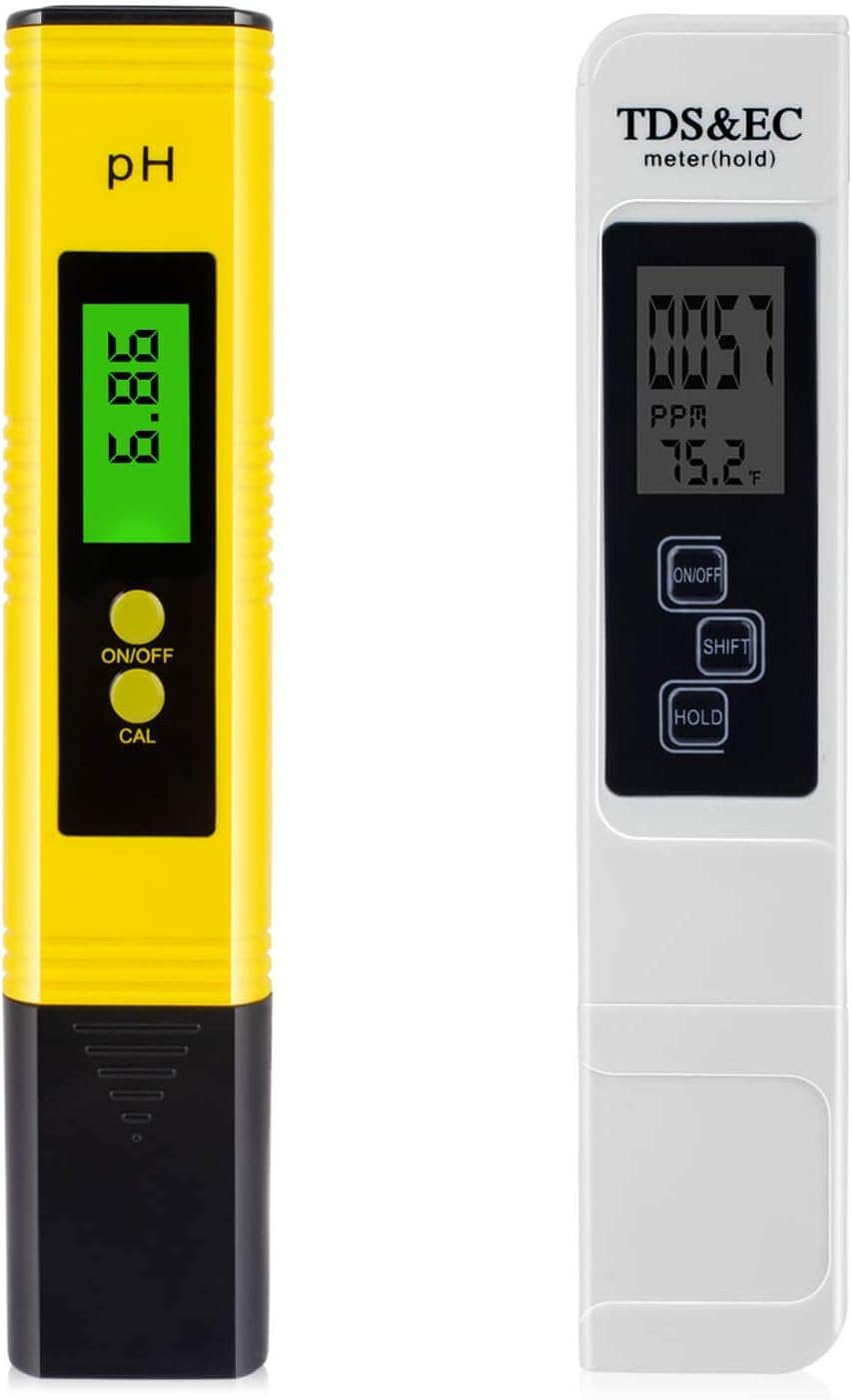 pH Tester Digital – Combo with TDS Meter Digital Water Tester, Portable and Instantly, and Accuracy pH Meter for Water by Sixia