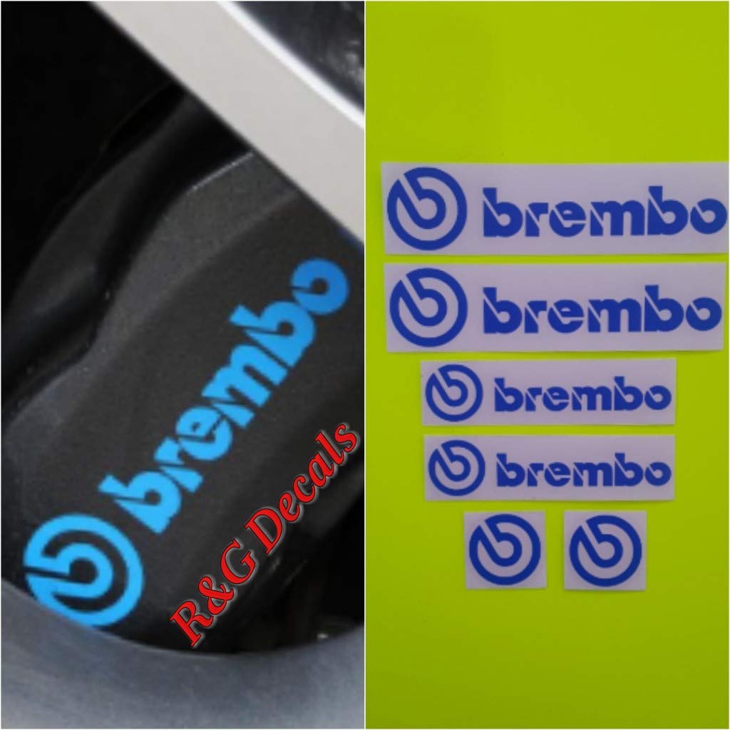 Buy R&G Brembo Decal Combo Package for 6 Piston & 4 Piston & Brembo