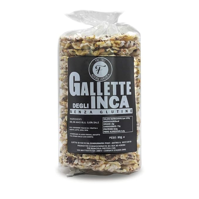 Yango Food Gallette Di Mais Blu Galletta Saporitissima A