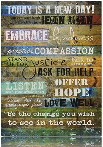 Creative Products Today is a New Day Wall Art Print by Marla Rae 17 x 13 Poster