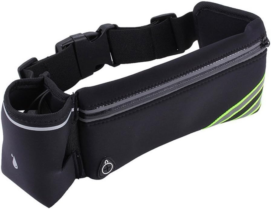 Hydration Running Belt for Phone with Water Bottle Holder, Waterproof Fanny Pack Outdoor Travel Hiking Cycling Climbing Money Waist Bag for Men and Women