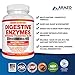 Digestive Enzymes with Probiotics - Multi Enzyme Nutritional Supplement - Acidophilus Bromelain Papaya Papain Lipase & Lactase - Improve Digestion - 120 Pills - Arazo Nutrition