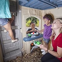 2 story playhouse with slide