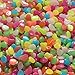 Glow in The Dark Garden Pebbles Stone Luminous Decorative Stones for Your Fantastic Garden or Yard Outdoor Fish Tank in Colorful Color 100Pcs