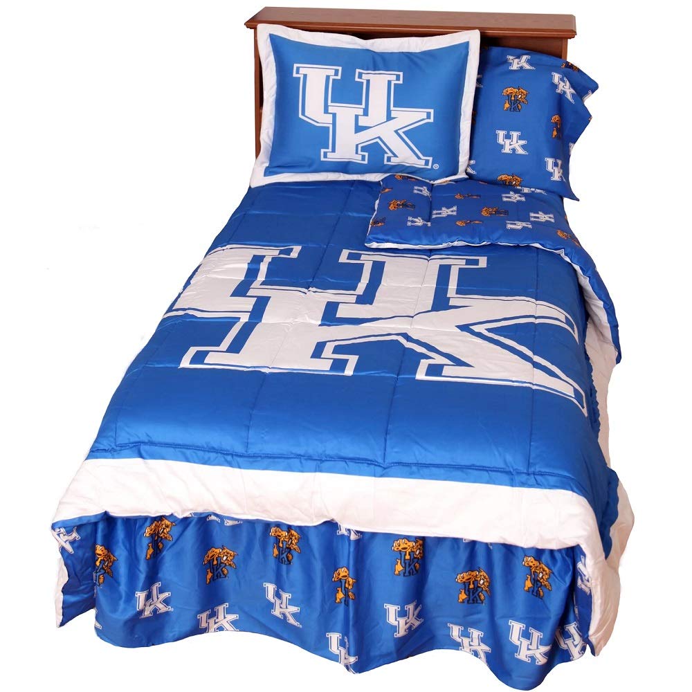 Amazon Com 3 Pc Ncaa University Of Kentucky Wildcats Comforter