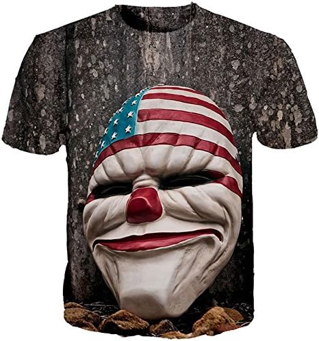 2018 Men Short Sleeve Joker Why So Serious 3D Print Fashion Harajuku Summer Tees Tops