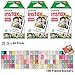 Fuji Mini Instant Film 6 x 10 Packs 60 Prints with Frame Stickers