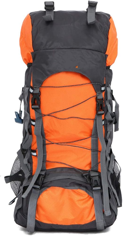 Backpacks Orange 60L Outdoor Water Resistant Backpack Hiking Bag