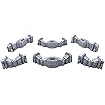EnderToys Connecting Barricade Wall Set, Terrain Scenery for Tabletop 28mm Miniatures Wargame, 3D Printed and Paintable