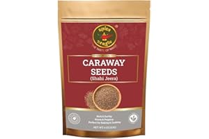 SPICE MAGIC THE TASTE OF MAGIC Spice Magic Caraway Seeds 4 oz (113g) | 100% Natural, Non-GMO, Vegan | Fresh & Aromatic Spice for Baking Rye Bread, Cooking & Seasoning.