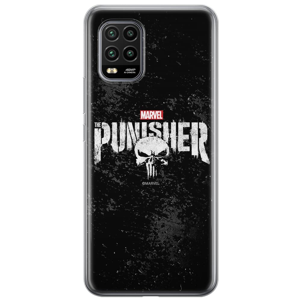 ERT GROUP mobile phone case for Xiaomi MI 10 LITE original and officially Licensed Marvel pattern Punisher 003 optimally adapted to the shape of the mobile phone, case made of TPU