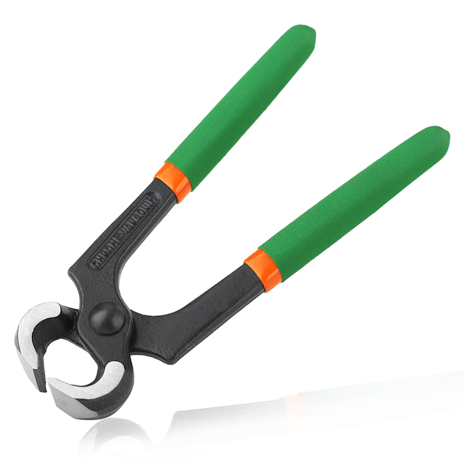 LEONTOOL High Leverage Nail Puller Pliers, Chrome Vanadium Steel Carpenter's Pincers Heavy Duty End Cutting Pliers with Comfortable Handle 6" Stiletto Remove Pliers Woodworking Tool for Nail Pulling