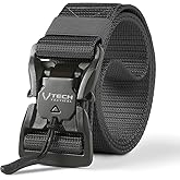 VTech Tactical Belt For Men - Adjustable Nylon Riggers Belt With Quick Release Magnetic Buckle, 1.5" Heavy Duty Work Belt